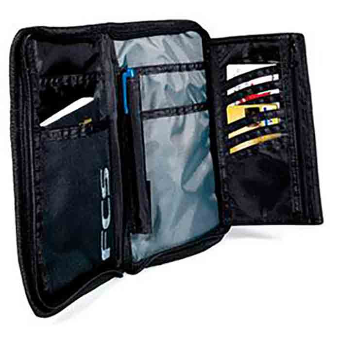 FCS Travel Wallet - Black