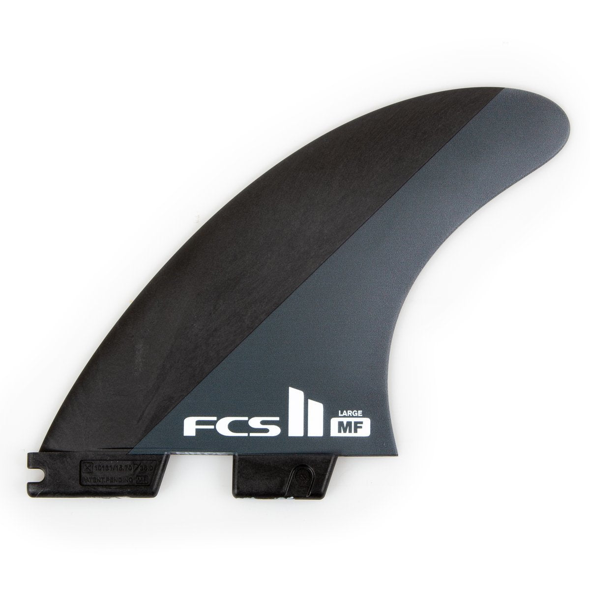 FCS II MF Neo Carbon Black/White Tri Fins - Large