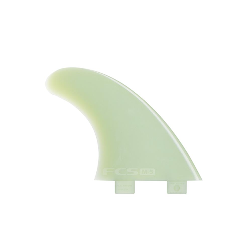 FCS M7 Natural Glass Fin Set