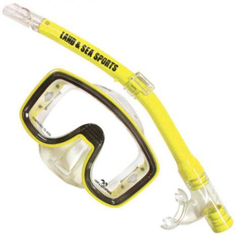 Land and Sea Lagoon Mask And Snorkel Set - Yellow