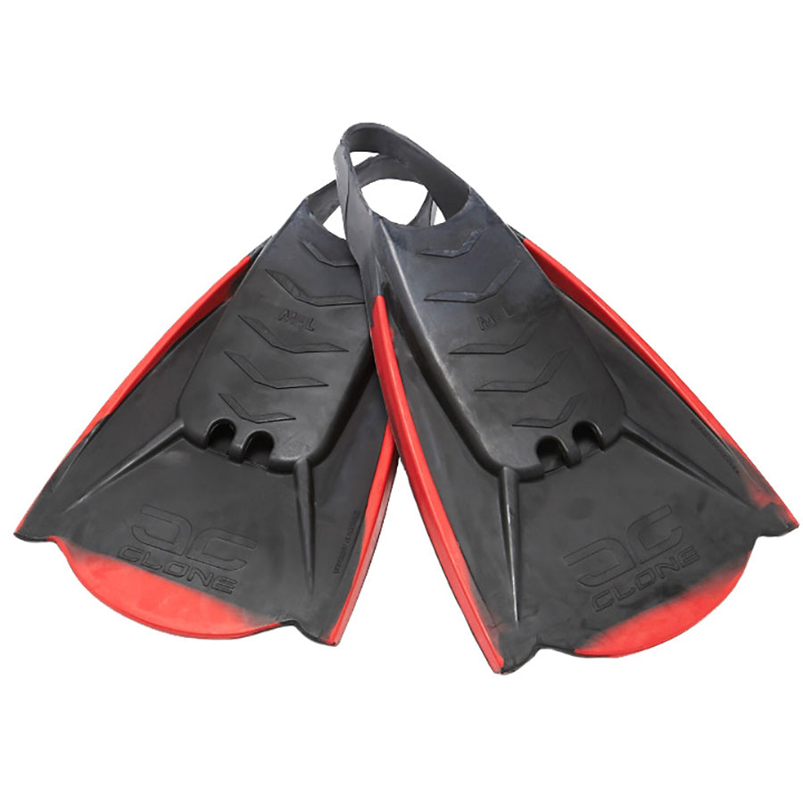 Manta Clone Fins - Black/Red
