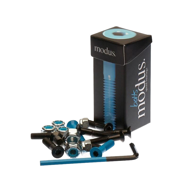 Modus Allen Key bolts - Black/Blue - 7/8 inch