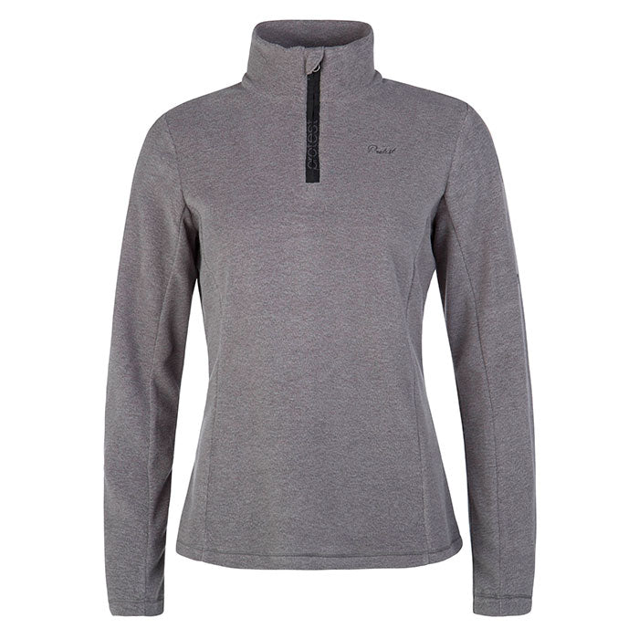 Protest Muteym 1/4 Zip Top Womens - Dark Grey
