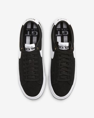 Nike SB Zoom Blazer Low Pro GT Mens Shoes - Black/Black/Gum Light Brown/White