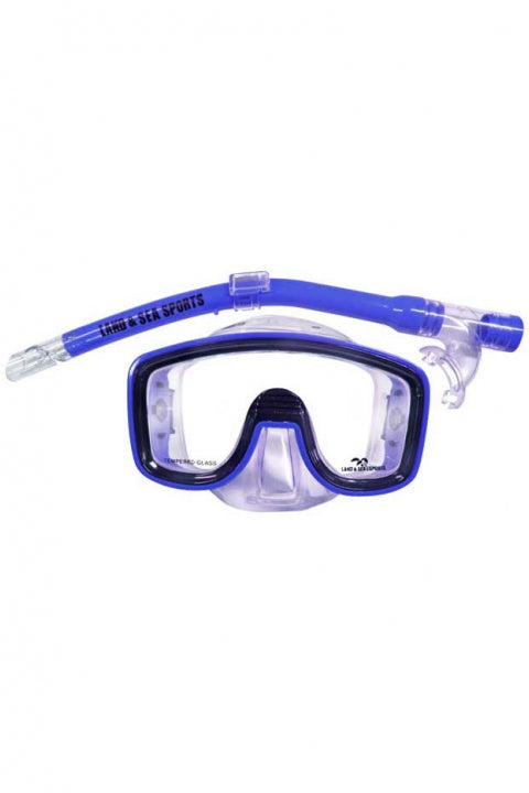 Land and Sea Lagoon Mask And Snorkel Set - Cobalt